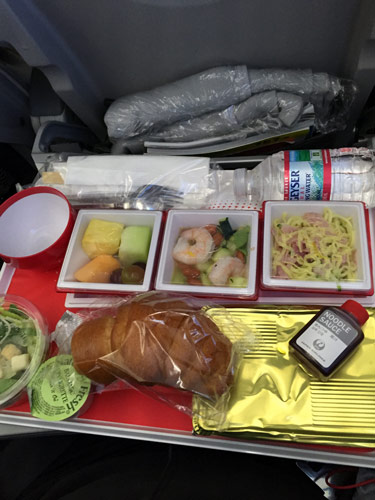 Airplane food in Japan