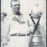 Cy Young with First World Series Trophy