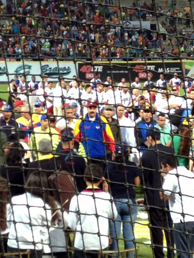 Nicolas Maduro at Caribbean Series