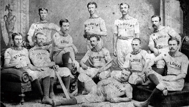 St Louis Brown Stockings Baseball Team, 1876