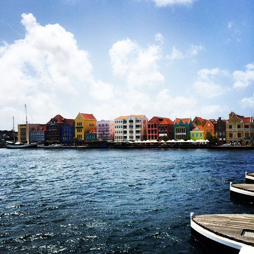 Colorful buildings of Willemstad, Curacao